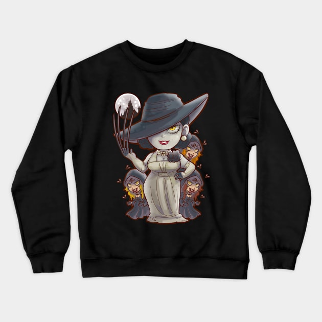 Lady Evil Crewneck Sweatshirt by Andriu